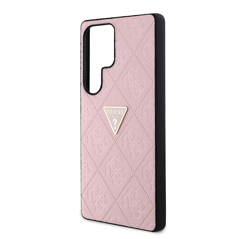 Guess Galaxy S25 Ultra Orjinal Lisanslı 4G Desenli Sıcak Damgalı Üçgen Logolu Kılıf Guess Galaxy S25 Ultra Orjinal Lisanslı 4G Desenli Sıcak Damgalı Üçgen Logolu Kılıf